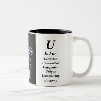 Sue_Grafton_0001, Sue_Grafton_Black, U, ist für,… Zweifarbige Tasse