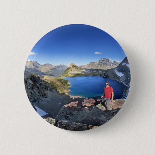 Sue Lake View 2 - Glacier National Park Button (Vorderseite)
