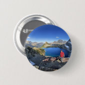 Sue Lake View 2 - Glacier National Park Button (Vorne & Hinten)