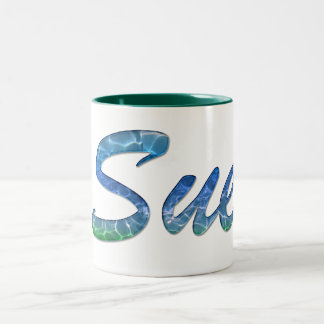 SUE-Tasse für Geschenke mit Namen Zweifarbige Tasse