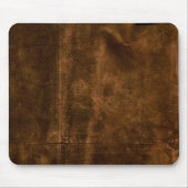 Süede Seam Look of Leather Mousepad (Vorne)