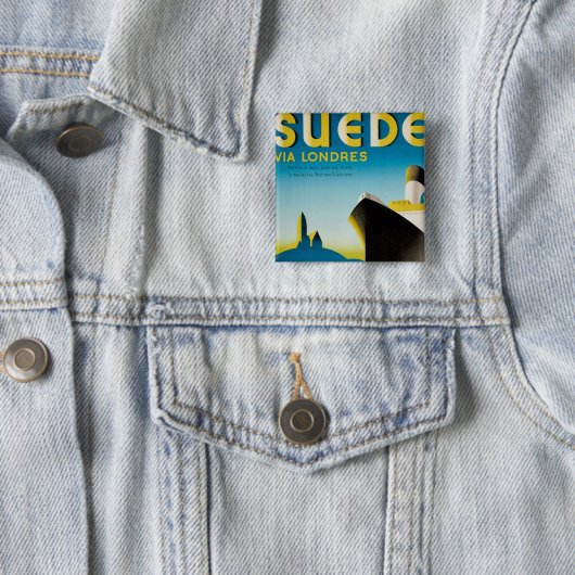 Süede via Londres Button (Beispiel)