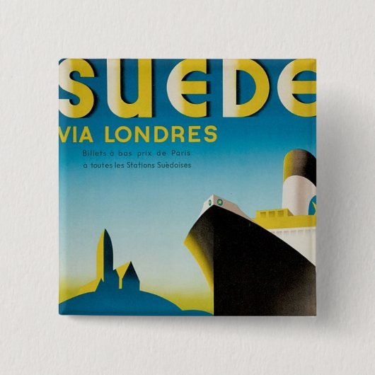Süede via Londres Button (Vorderseite)