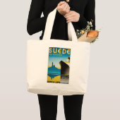 Süede via Londres Jumbo Stoffbeutel (Vorderseite (Produkt))