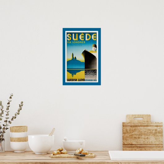 Süede via Londres Poster (Küche)
