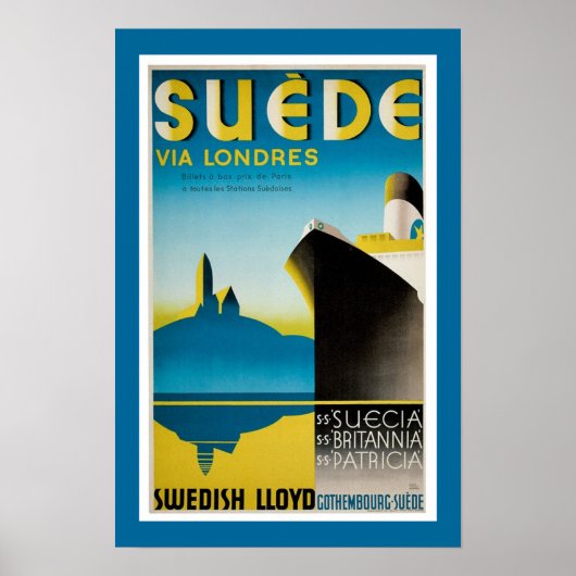 Süede via Londres Poster (Vorne)