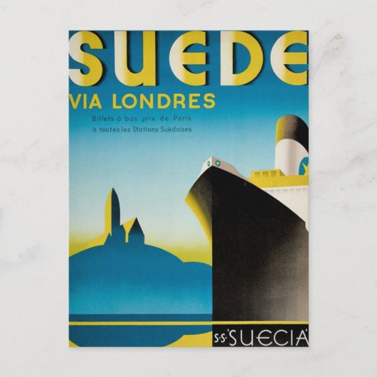Süede via Londres Postkarte (Vorderseite)