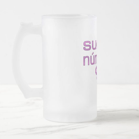 Suegra Número 1 Mattglas Bierglas (Links)