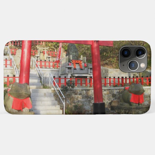 Suehiro Ogami Shrine (Fortune Frog Shrine) Case-Mate iPhone Hülle (Rückseite (Horizontal))