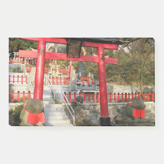 Suehiro Ogami Shrine (Fortune Frog Shrine) Post-it Klebezettel (Vorderseite)