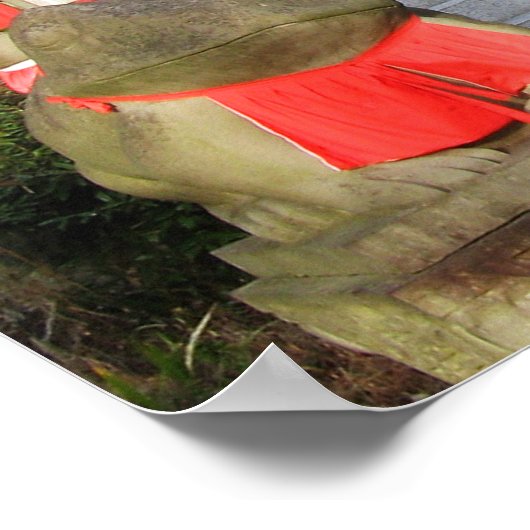 Suehiro Ogami Shrine (Fortune Frog Shrine) Poster (Ecke)