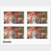 Suehiro Ogami Shrine (Fortune Frog Shrine) Rechteckiger Aufkleber (Blatt)