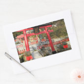 Suehiro Ogami Shrine (Fortune Frog Shrine) Rechteckiger Aufkleber (Umschlag)