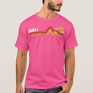 Sueli Lustig Retro Vintage Sonnenuntergang Sueli 8 T-Shirt