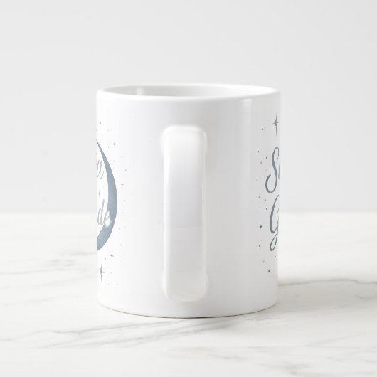 Sueña en Grande ✨ | Silver Moon Design Jumbo-Tasse (Rückseite)