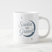 Sueña en Grande ✨ | Silver Moon Design Jumbo-Tasse (Rechts)