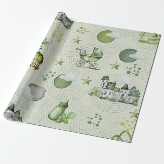 Sueños para bebés geschenkpapier (Ungerollt)