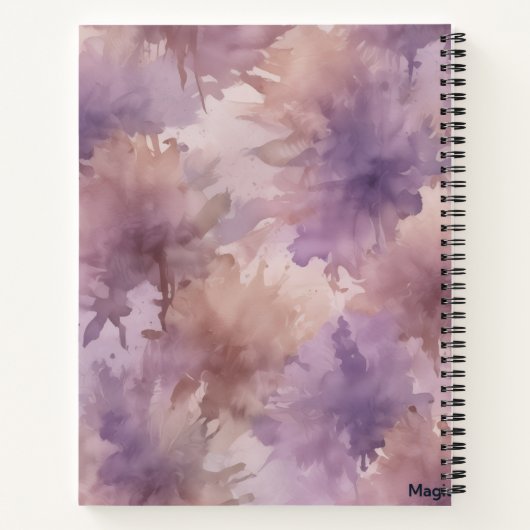 Sueños Púrpuras Notizblock (Rückseite)