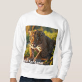 Suéter Básico Masculino Onça pintada Sweatshirt (Vorderseite)