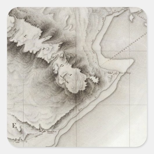 Suez, Ägypten Quadratischer Aufkleber (Vorderseite)