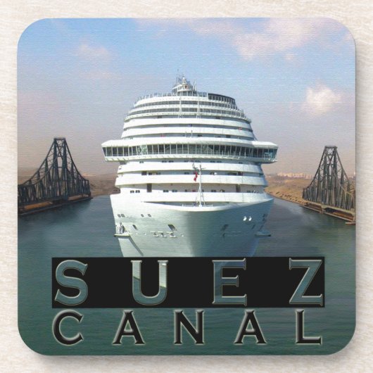 Suez Canal Untersetzer (Vorderseite)