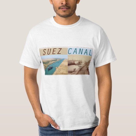 Suez Kanal alt & neu T-Shirt (Vorderseite)