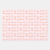 Sufer Girl Birthday Geschenkwrap Geschenkpapier Set (Vorderseite 3)