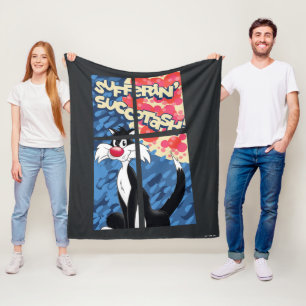 "Sufferin' Succotash" SYLVESTER™-Fenster Fleecedecke