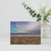 "Suffolk Beach" Design-Postkarten Postkarte (Stehend Vorderseite)