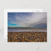 "Suffolk Beach" Design-Postkarten Postkarte (Vorne/Hinten)