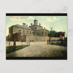 Suffolk-Gefängnis Boston Massachusetts 1915 Vintag Postkarte