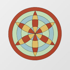 Suffolk Hexafoil (Daisy Wheel), Hexenmark Fensteraufkleber