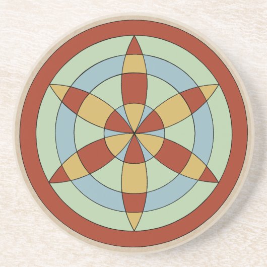 Suffolk Hexafoil (Daisy Wheel), Hexenmark Getränkeuntersetzer (Vorne)