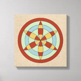 Suffolk Hexafoil (Daisy Wheel), Hexenmark Leinwanddruck