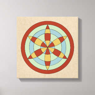 Suffolk Hexafoil (Daisy Wheel), Hexenmark Leinwanddruck