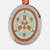 Suffolk Hexafoil (Daisy Wheel), Hexenmark Ornament Aus Metall (Links)