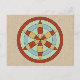 Suffolk Hexafoil (Daisy Wheel), Hexenmark Postkarte