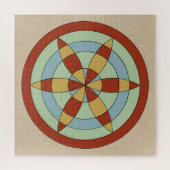 Suffolk Hexafoil (Daisy Wheel), Hexenmark Puzzle (Horizontal)