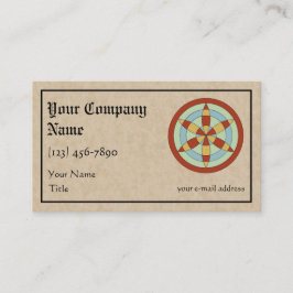 Suffolk Hexafoil (Daisy Wheel) Witch Mark Visitenkarte