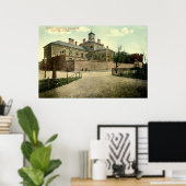 Suffolk Jail Boston Massachusetts 1915 Vintag Poster (Heimbüro)