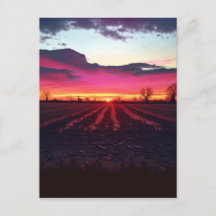 Suffolk Sonnenuntergang vor der Dämmerung