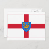 Suffolk St. Edmunds Vorschlag Flag Postkarte (Vorne/Hinten)