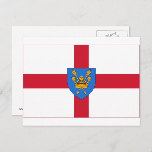 Suffolk St. Edmunds Vorschlag Flag Postkarte (Vorne/Hinten)