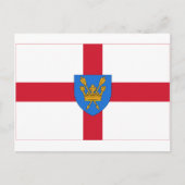 Suffolk St. Edmunds Vorschlag Flag Postkarte (Vorderseite)