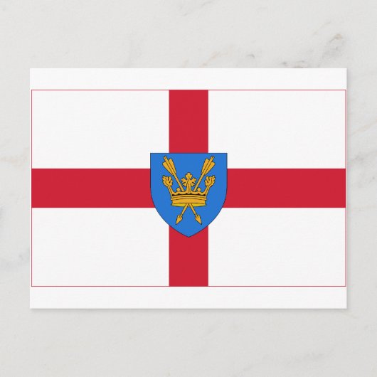 Suffolk St. Edmunds Vorschlag Flag Postkarte (Vorderseite)