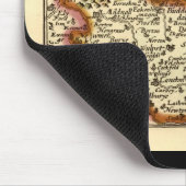 Suffolk (Suffolck) Landkreis England Antike Karte Mousepad (Ecke)