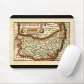 Suffolk (Suffolck) Landkreis England Antike Karte Mousepad (Mit Mouse)