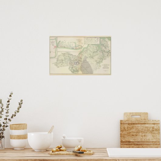 Suffolk & Umgebung Poster (Küche)