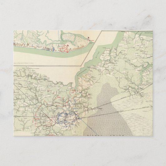 Suffolk & Umgebung Postkarte (Vorderseite)