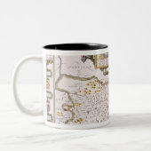 Suffolk und die Situation von Ipswich Zweifarbige Tasse (Links)